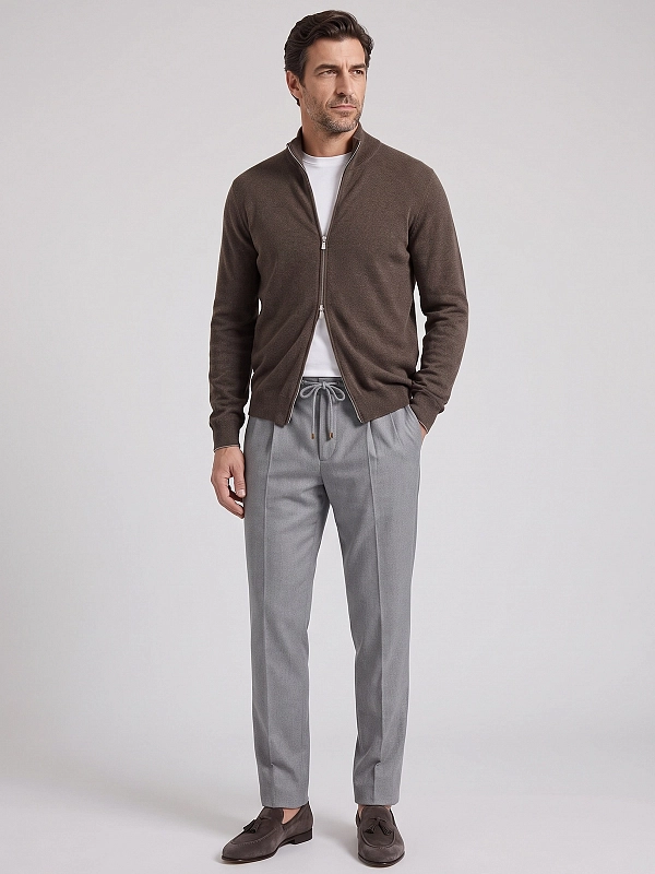 кардиган Brunello Cucinelli M2200106 цвет коричневый