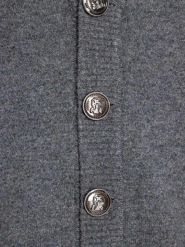 кардиган Brunello Cucinelli M22203806 цвет серый