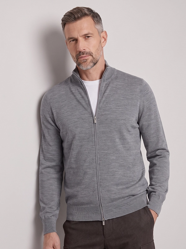кардиган Brunello Cucinelli M2400106 цвет серый