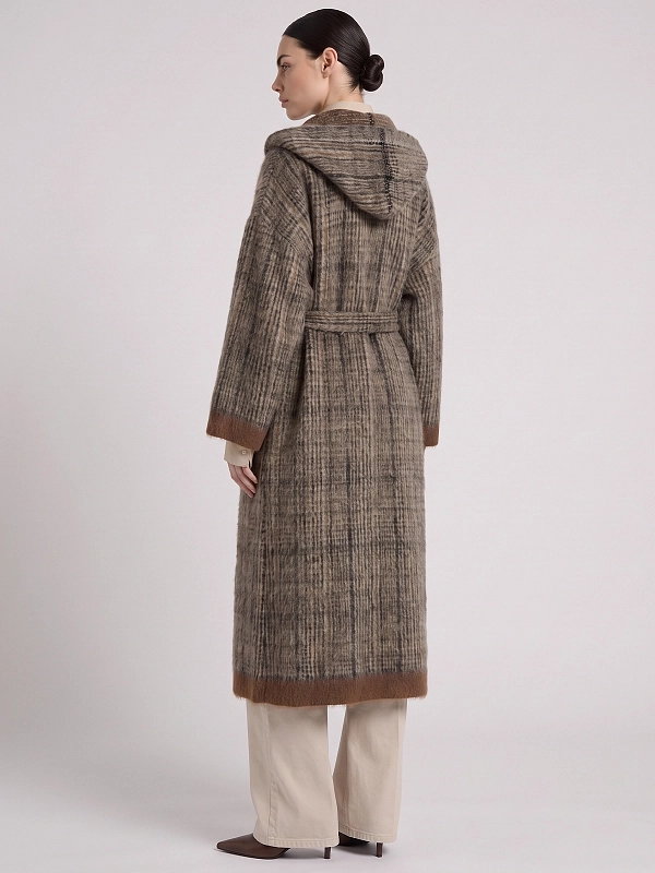 кардиган Brunello Cucinelli M2I247026 цвет серо-коричневый