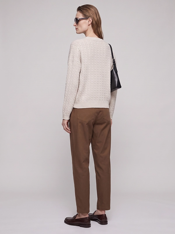 джемпер Brunello Cucinelli MAZ226110P цвет молочный
