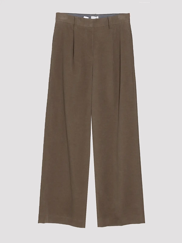 брюки Brunello Cucinelli MB152P9352 цвет коричневый