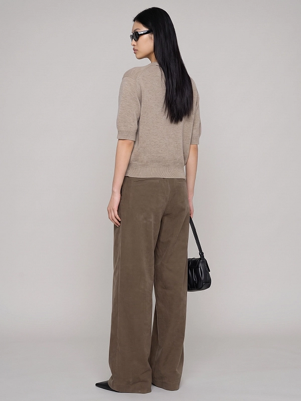 брюки Brunello Cucinelli MB152P9352 цвет коричневый