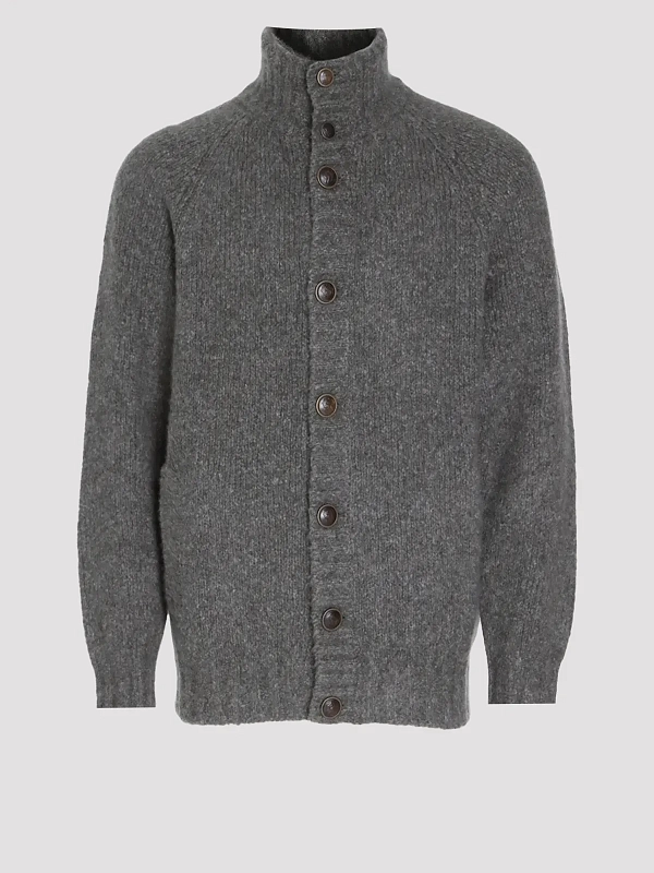кардиган Brunello Cucinelli MET302106 цвет серо-зеленый