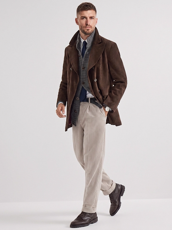 кардиган Brunello Cucinelli MET302106 цвет серо-зеленый