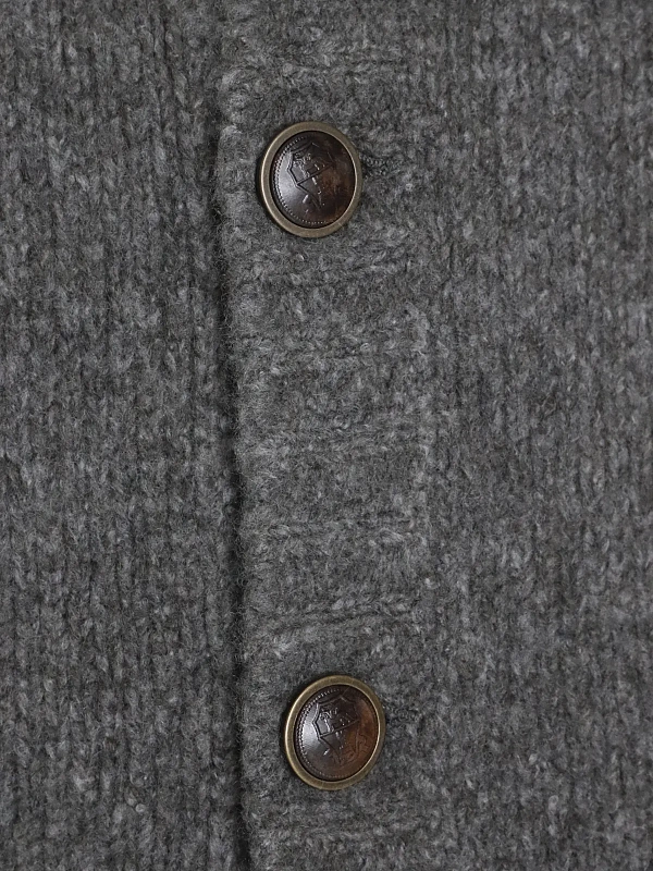 кардиган Brunello Cucinelli MET302106 цвет серо-зеленый
