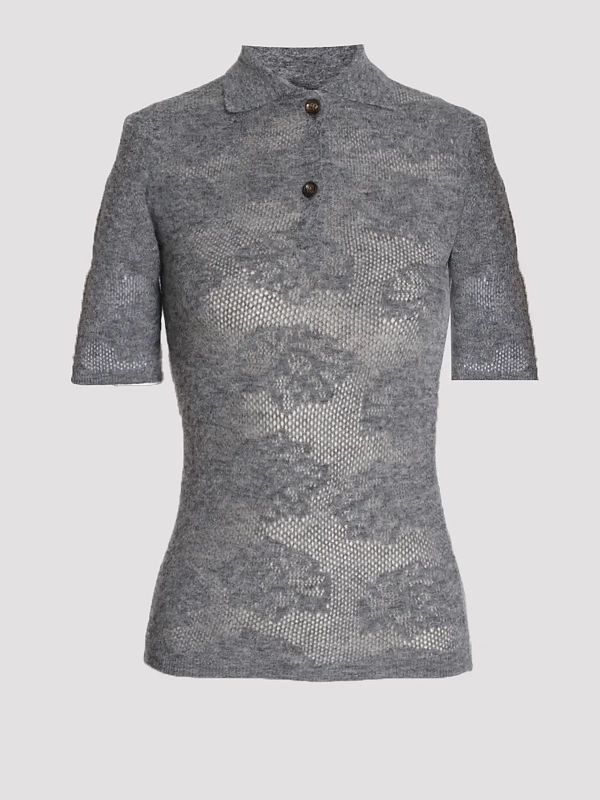 поло Brunello Cucinelli MFR491705P цвет серый