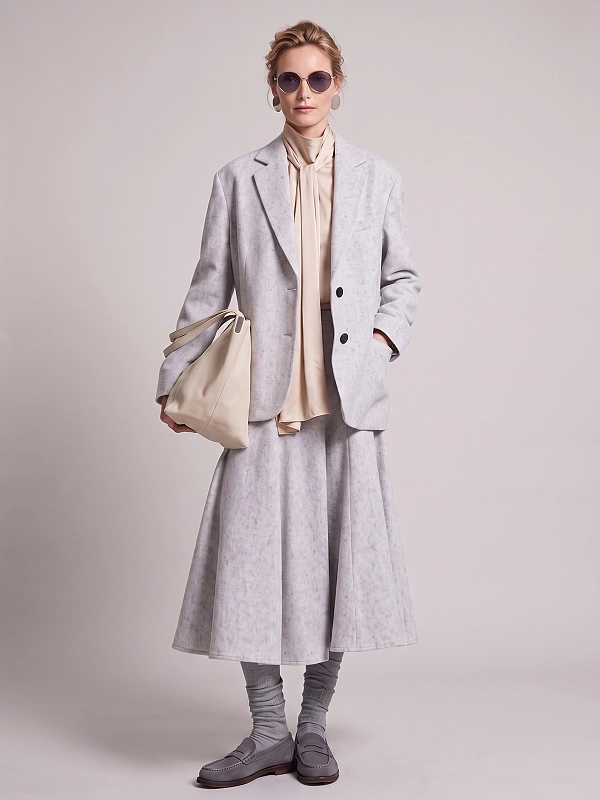 жакет Brunello Cucinelli MG5497204P цвет светло-серый