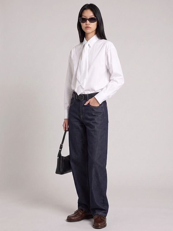 джинсы Brunello Cucinelli ML134P4021 цвет темно-синий