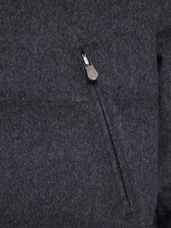 пуховик Brunello Cucinelli MM4701823 цвет темно-серый
