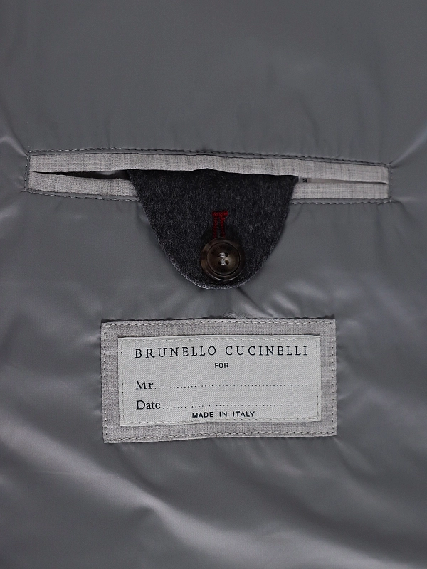 пуховик Brunello Cucinelli MM4701823 цвет темно-серый