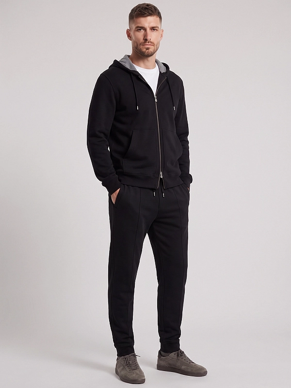 брюки спортивные Brunello Cucinelli MM8313263G цвет черный