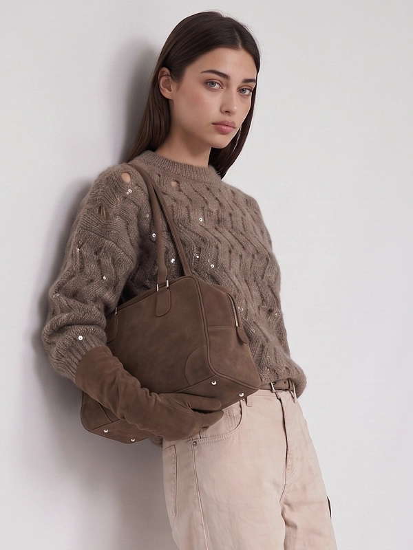джемпер Brunello Cucinelli MNT347520 цвет коричневый