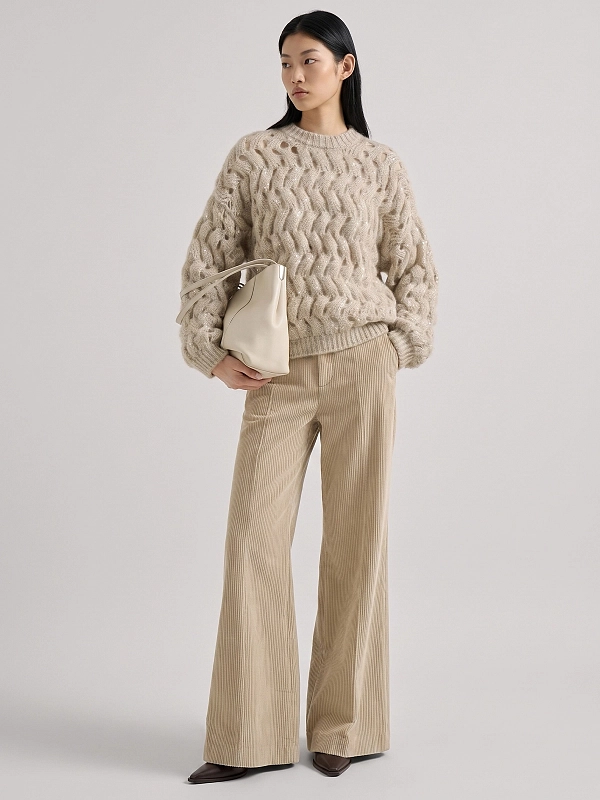 джемпер Brunello Cucinelli MNT347520 цвет бежевый
