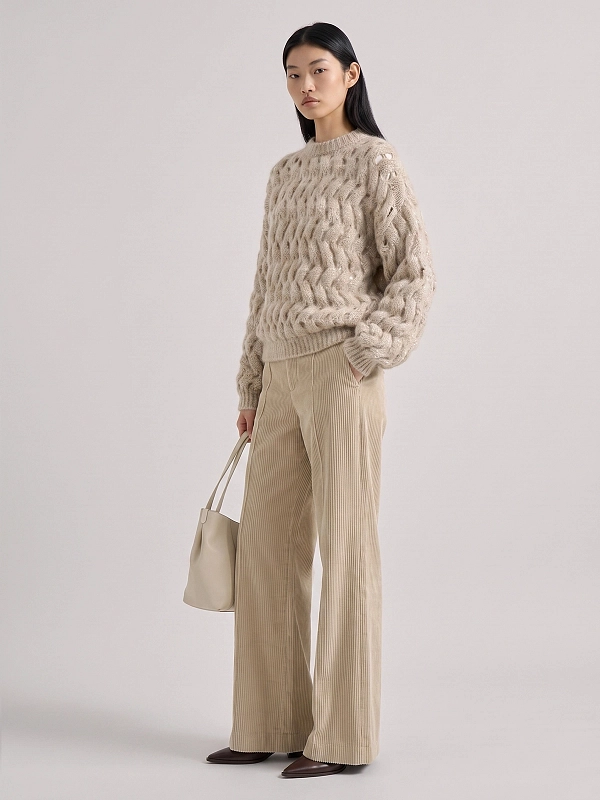 джемпер Brunello Cucinelli MNT347520 цвет бежевый