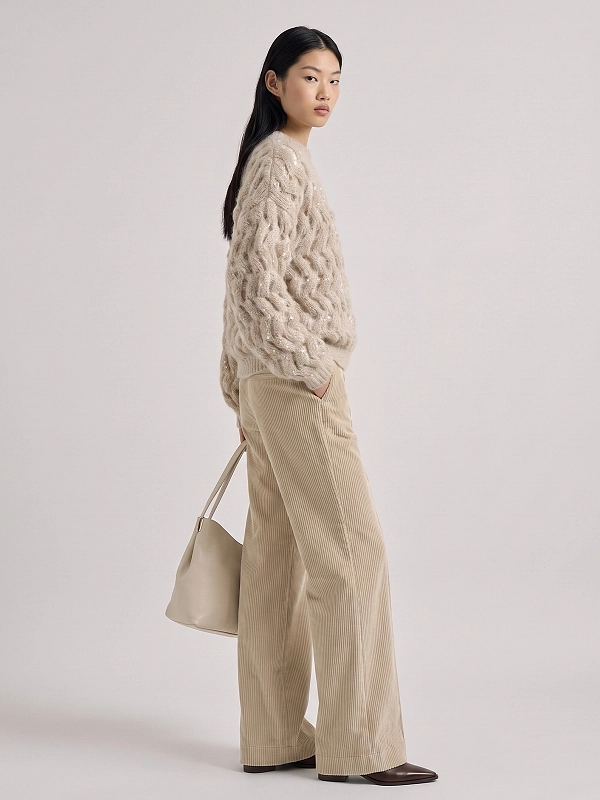 джемпер Brunello Cucinelli MNT347520 цвет бежевый