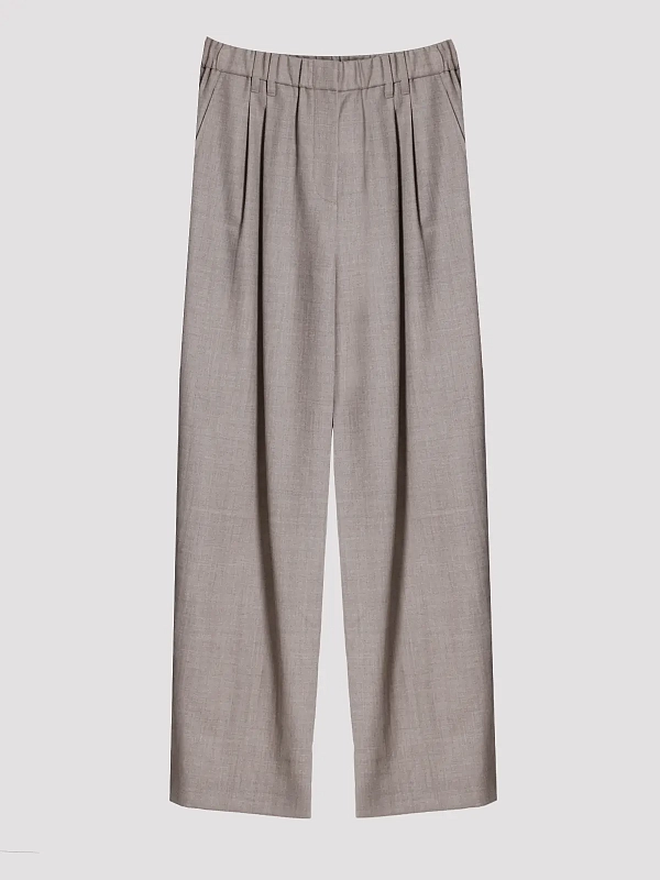 брюки Brunello Cucinelli MP550P9253 цвет бежевый