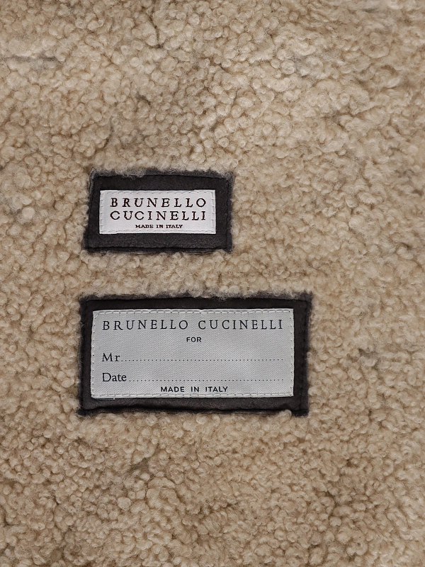дубленка Brunello Cucinelli MPMCU1737 цвет темно-серый