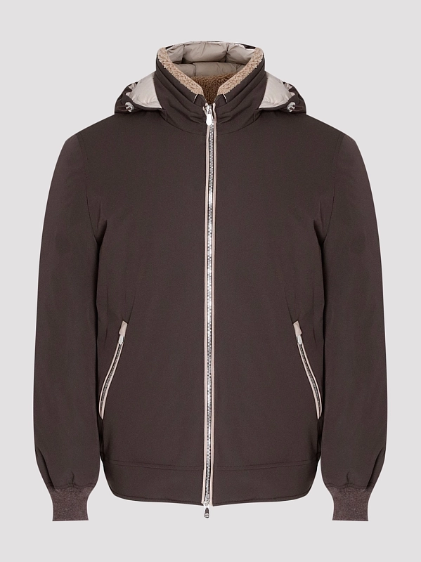 пуховик Brunello Cucinelli MV4061606 цвет коричневый