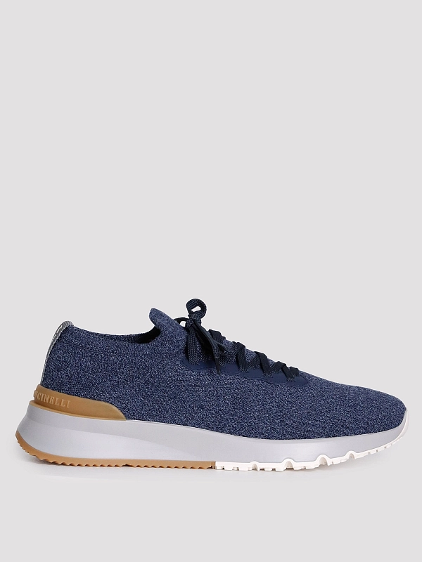 кроссовки Brunello Cucinelli MZUWLBO253 цвет синий