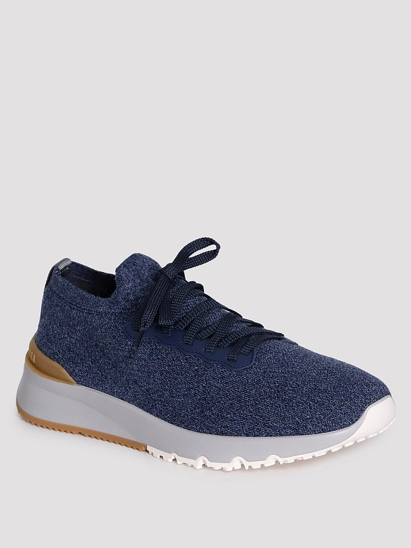 кроссовки Brunello Cucinelli MZUWLBO253 цвет синий