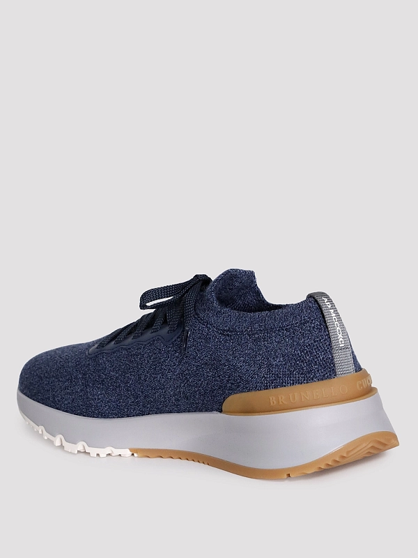 кроссовки Brunello Cucinelli MZUWLBO253 цвет синий