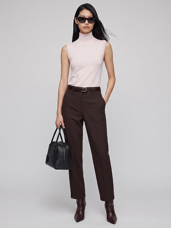 брюки Erika Cavallini W6PP6WZ06 цвет коричневый