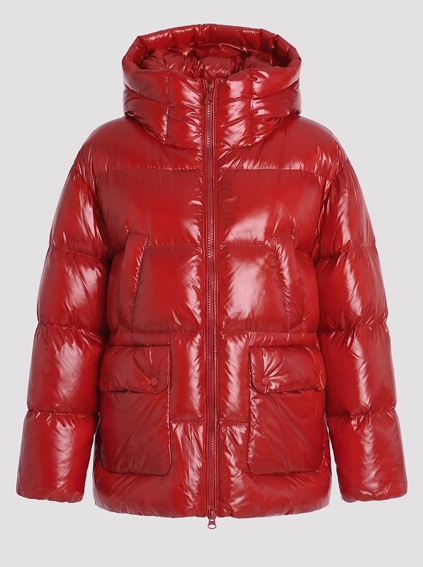 пуховик короткий Hetrego 8R620 цвет красный
