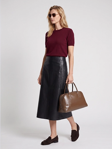 юбка эко Max Mara SMMCRISMA