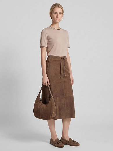юбка замшевая Max Mara SMMGAZZA