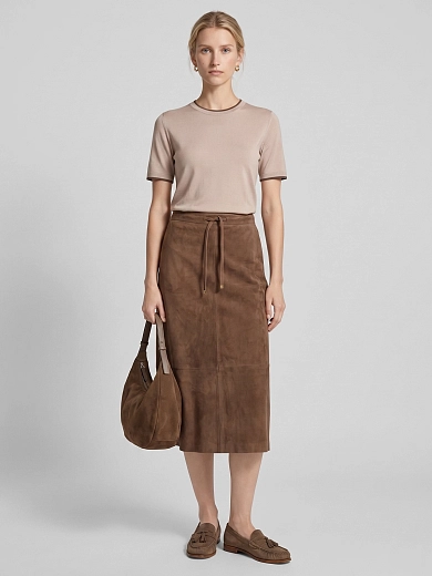 юбка замшевая Max Mara SMMGAZZA