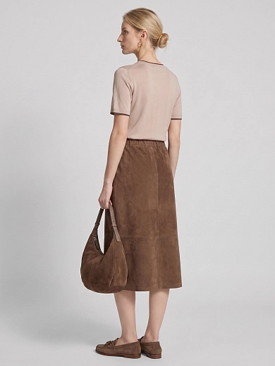 юбка замшевая Max Mara SMMGAZZA