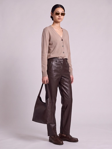 брюки эко Max Mara SMMSOSPIRO