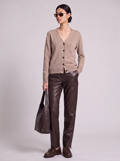 брюки эко Max Mara SMMSOSPIRO