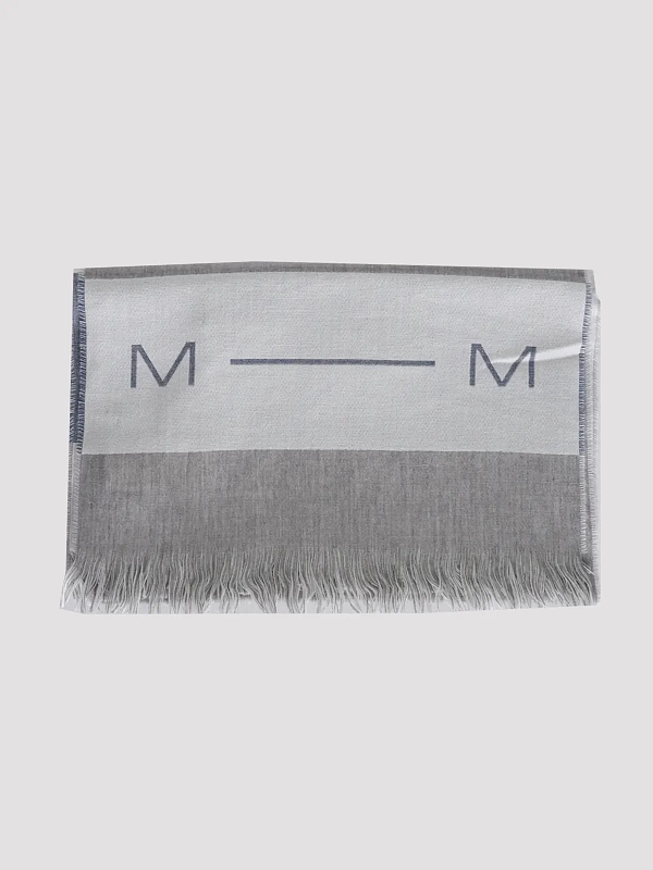 шарф Max Mara MMLAIRONE цвет серый