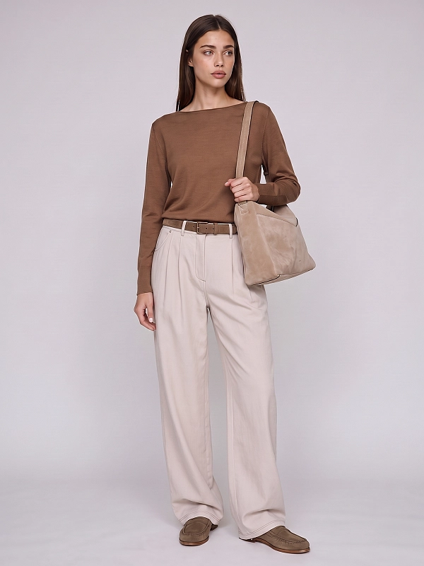джемпер Max Mara MMLBUTTERFLY цвет кэмэл