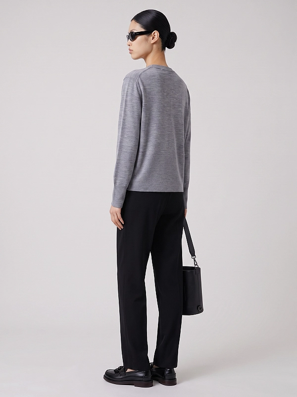 кардиган Max Mara MMLCANDITI цвет серый