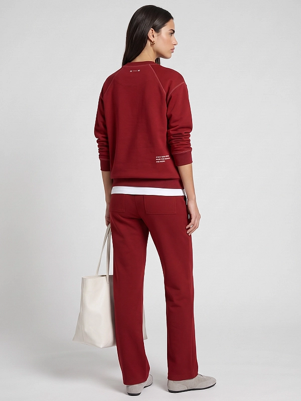 брюки Max Mara MMLCORTE цвет темно-красный