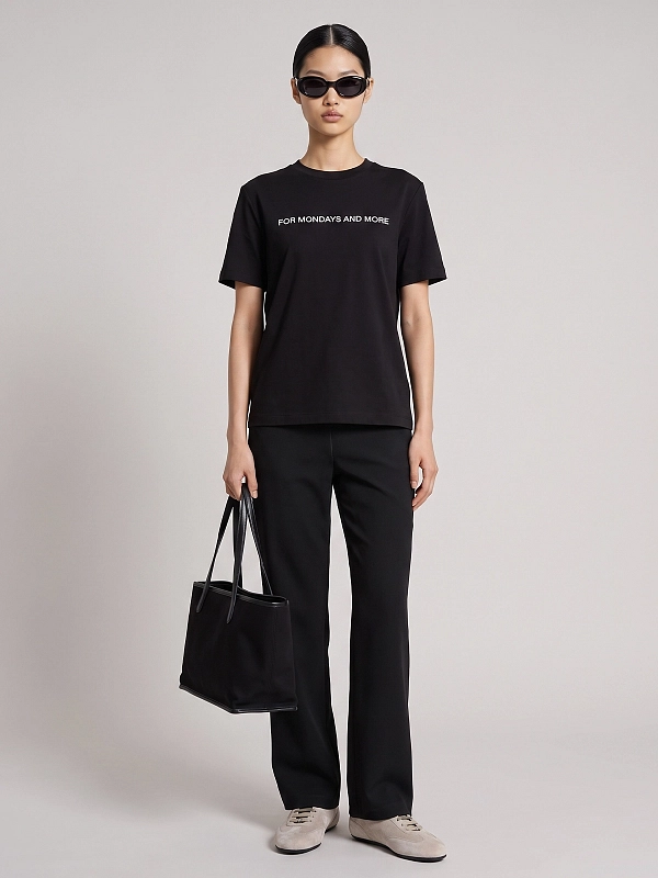 брюки Max Mara MMLCURVE цвет черный