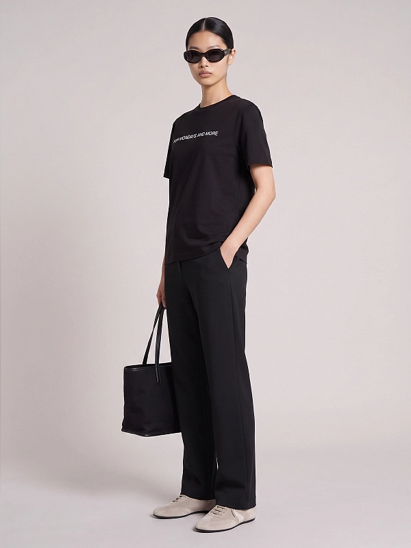 брюки Max Mara MMLCURVE цвет черный