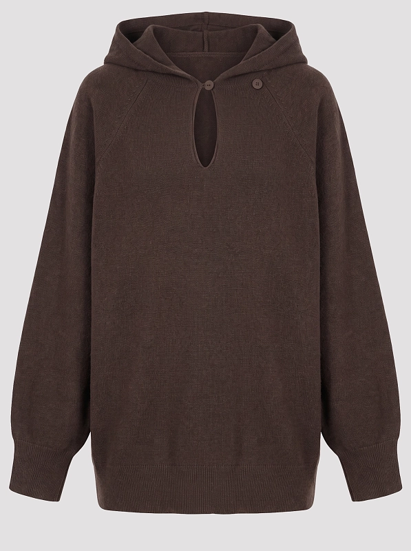 джемпер Max Mara MMLEGUALE цвет темно-коричневый