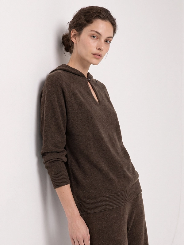 джемпер Max Mara MMLEGUALE цвет темно-коричневый