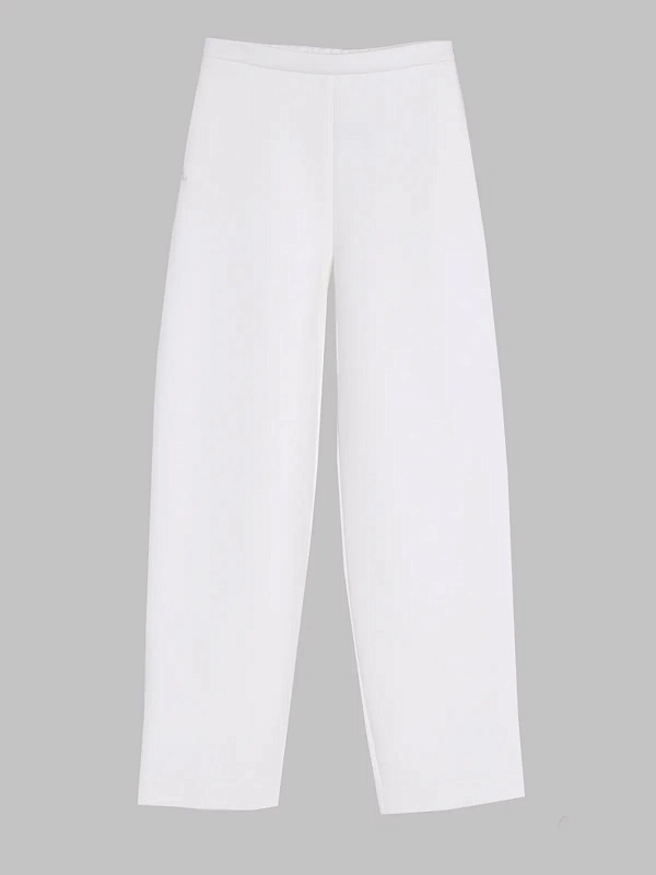 брюки Max Mara MMLEREMI цвет белый