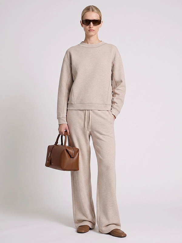 брюки спортивные Max Mara MMLFAUNO цвет светло-бежевый