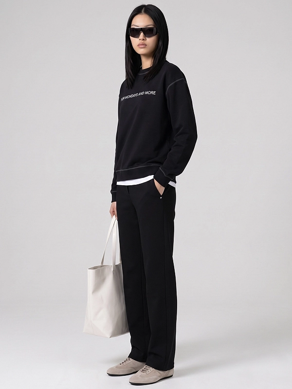толстовка Max Mara MMLGIURATO цвет черный