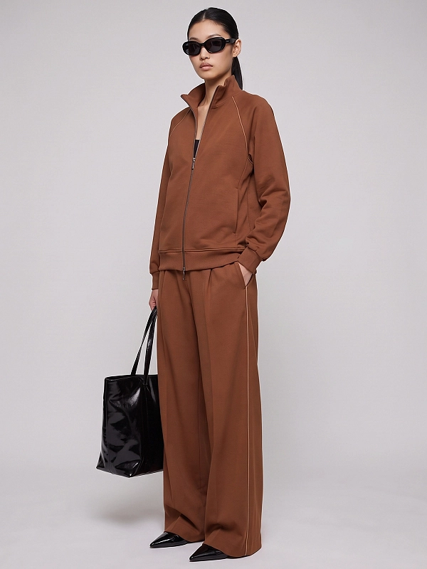 толстовка спортивная Max Mara MMLLEMBO цвет карамельный