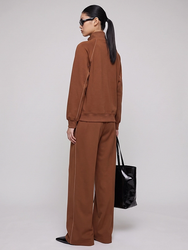 толстовка спортивная Max Mara MMLLEMBO цвет карамельный