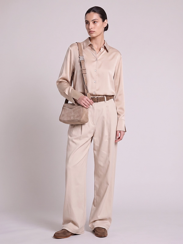 блузка Max Mara MMLNAVETTA цвет светло-бежевый
