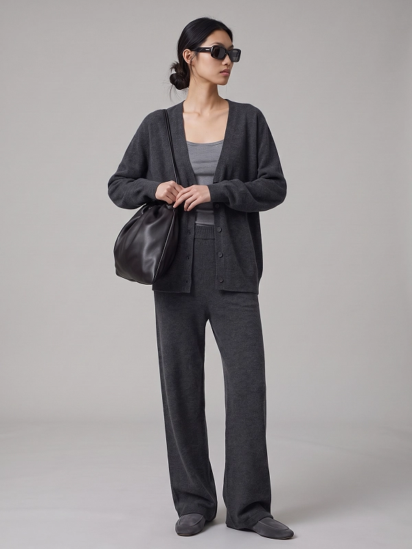 брюки Max Mara MMLOTTIMO цвет темно-серый
