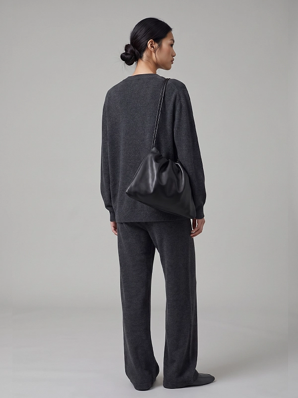 брюки Max Mara MMLOTTIMO цвет темно-серый
